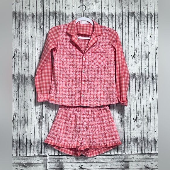 American Girl Other - American Girl Gingham Pajama Set